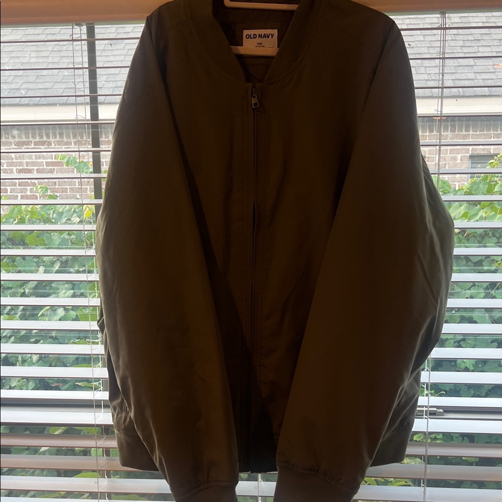 Old Navy Men's Olive Bomber Jacket